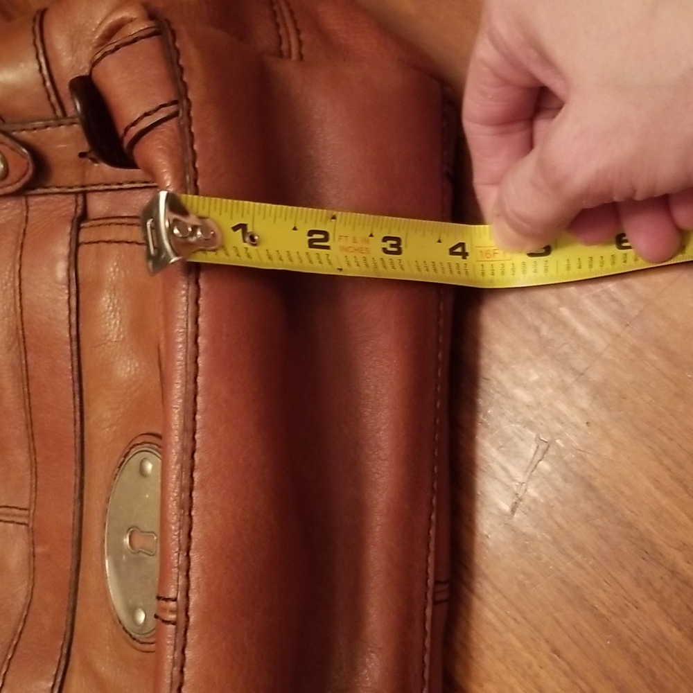 Fossil long live vintage large satchel! SO PRETTY! - Picture 6 of 14